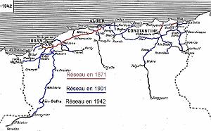 ALGERIE-LES CHEMINS DE FER